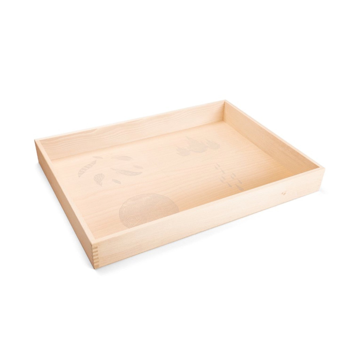 wooden tray for imaginative play for children add tactile items to create a sensory area