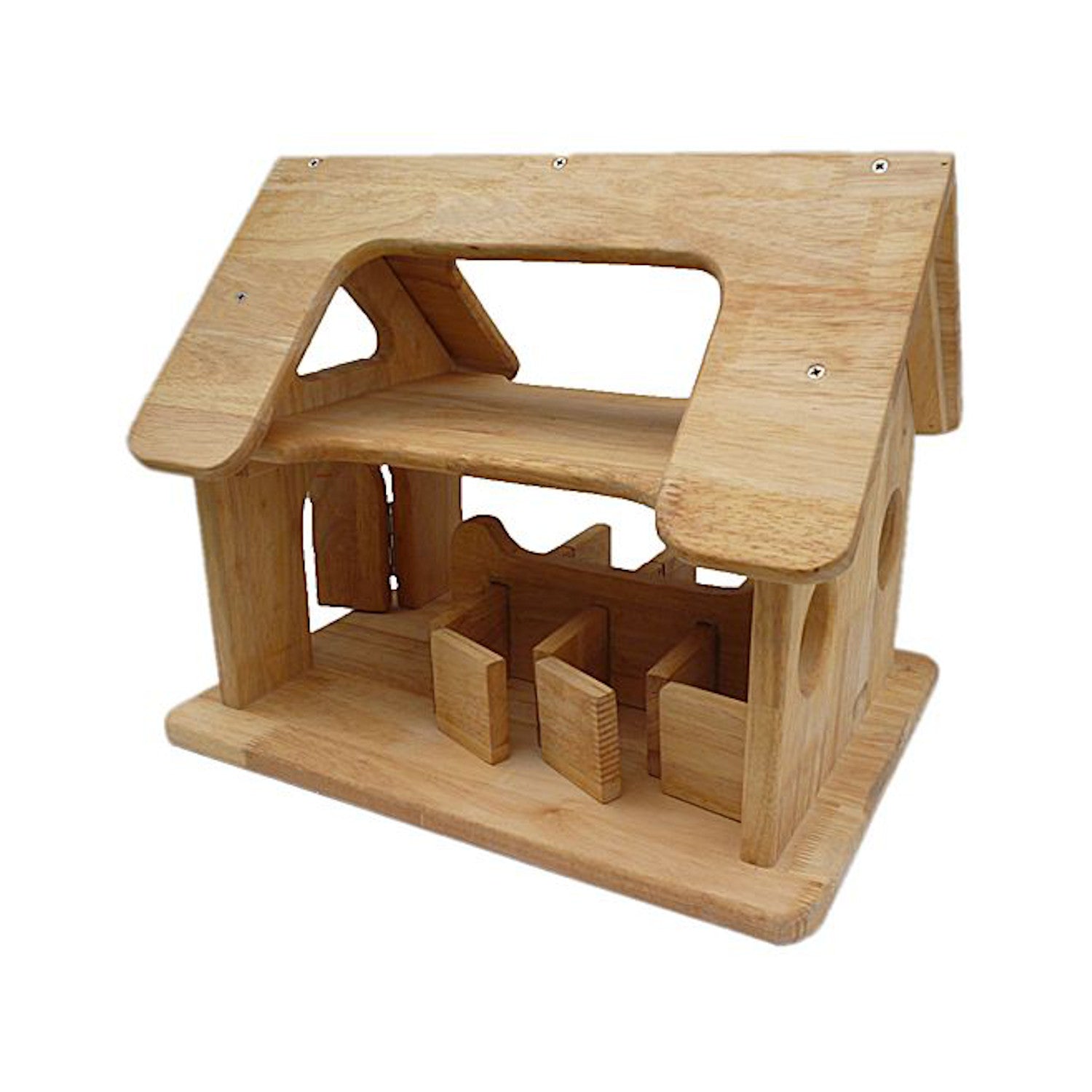 Qtoys Horse Stable with added figurines