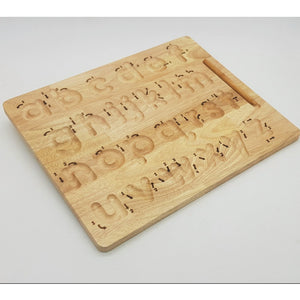 Qtoys Lowercase Tracing Board, with arrows