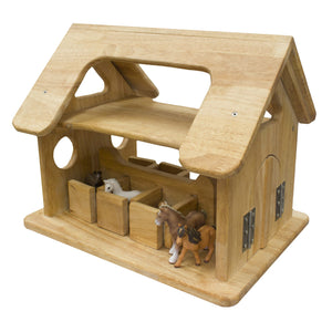 Qtoys Horse Stable, with ponies