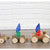 Q Toys Gnomes Log train, with gnomes