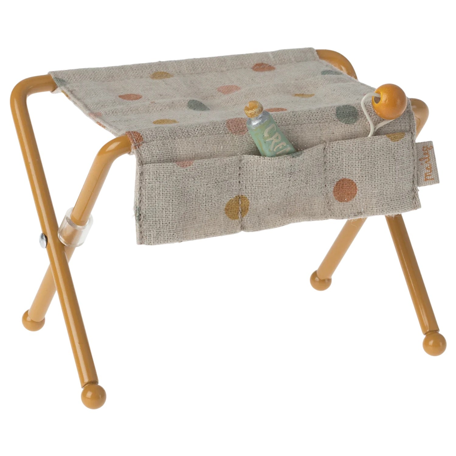 Maileg Nursery Table Baby Mouse Ochre