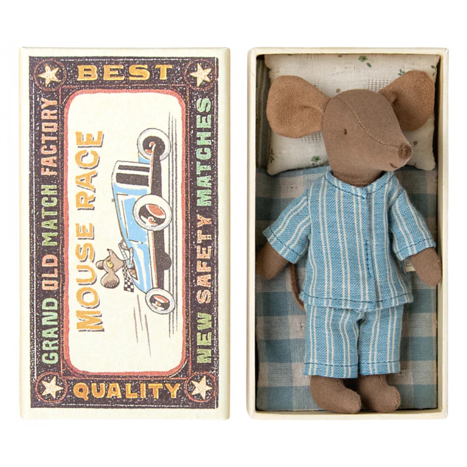 Maileg Big Brother Mouse in Box Brown