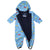 Korango Rainsuit Trucks Polar Fleece Blue