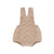 Taupe Leaf Knit Romper