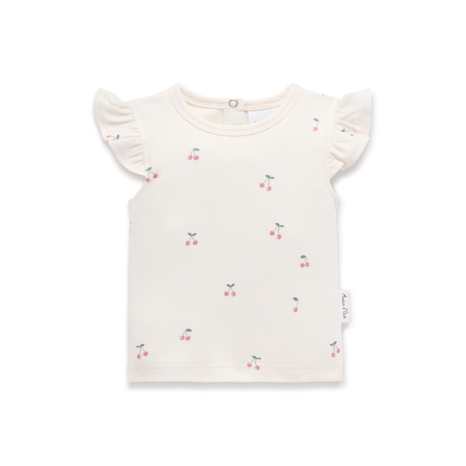 Cherry Flutter Top