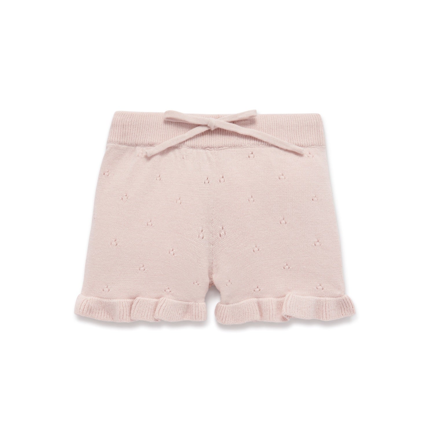 Pink Rose Knit Shorts
