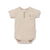 Rib Henley Onesie Sand