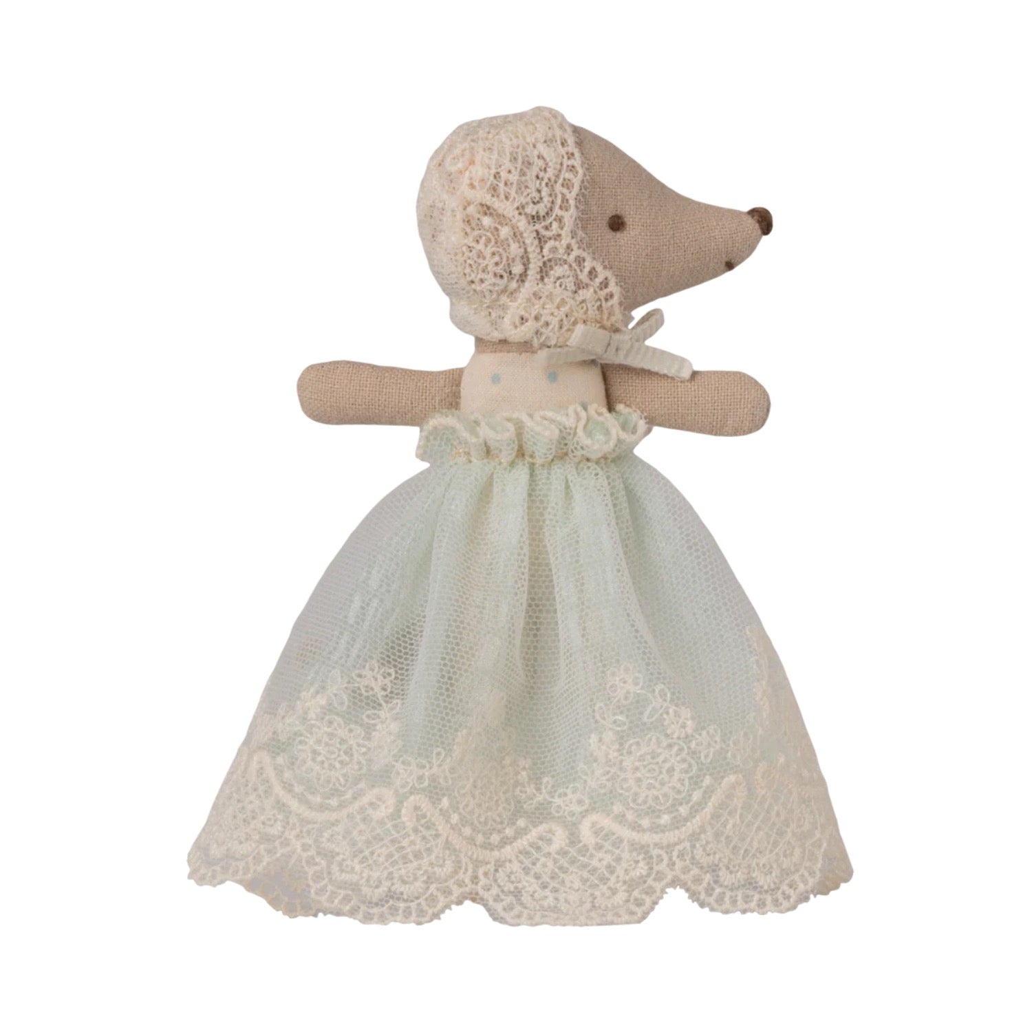 Baby Mouse in Gown Mint