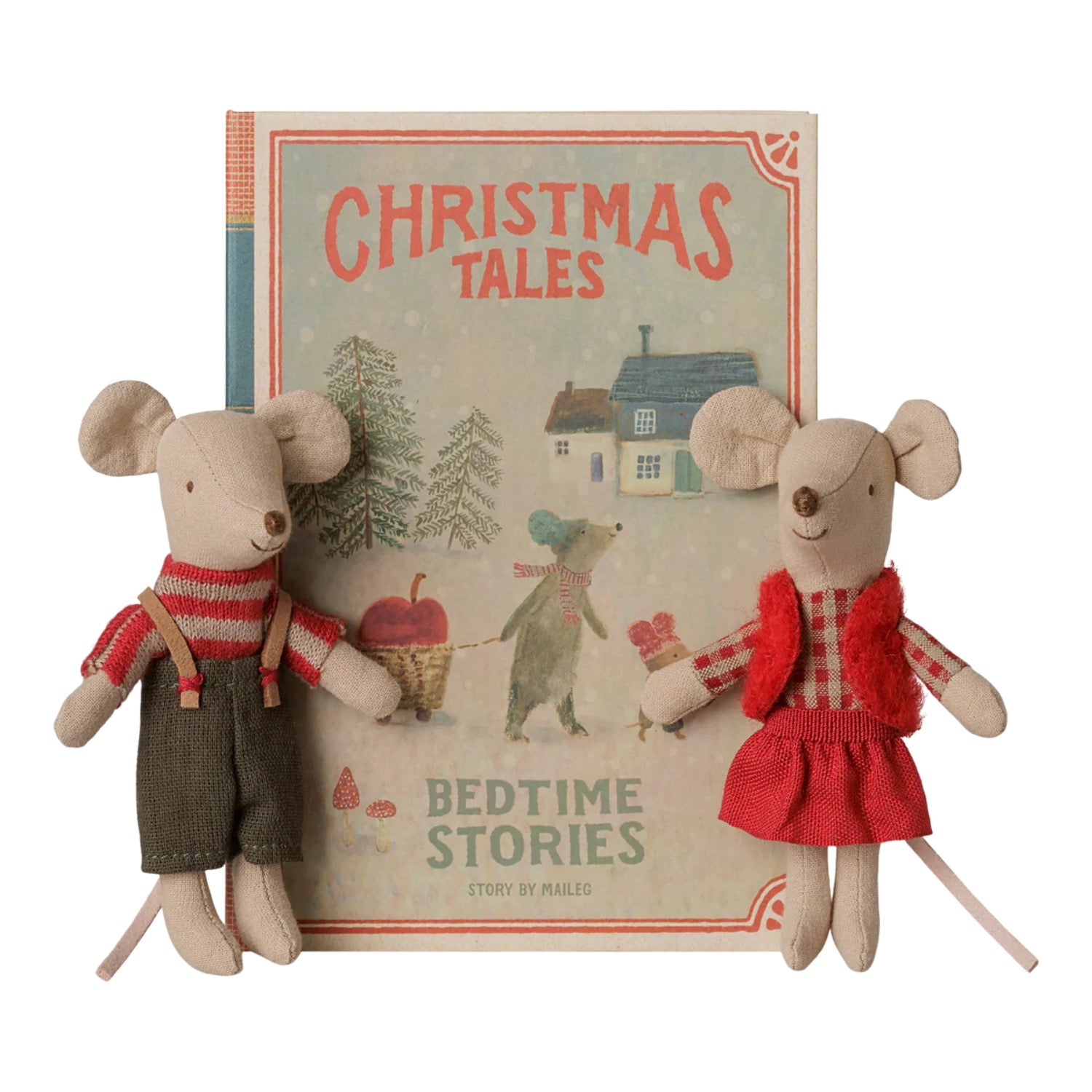Christmas Mice Twins in Book