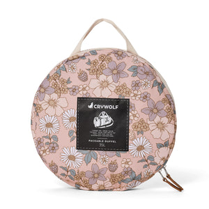 Crywolf Packable Duffle Bag Dasiy Floral