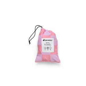 Rapid Dry Towel Flamingo Check