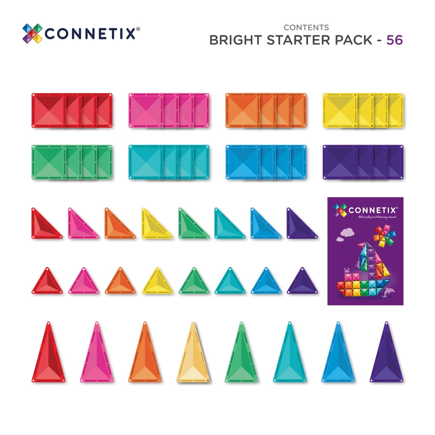 Bright Starter Pack 56 Piece