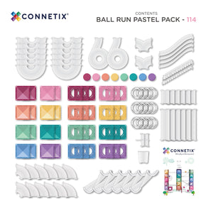 Pastel Ball Run 114 Piece