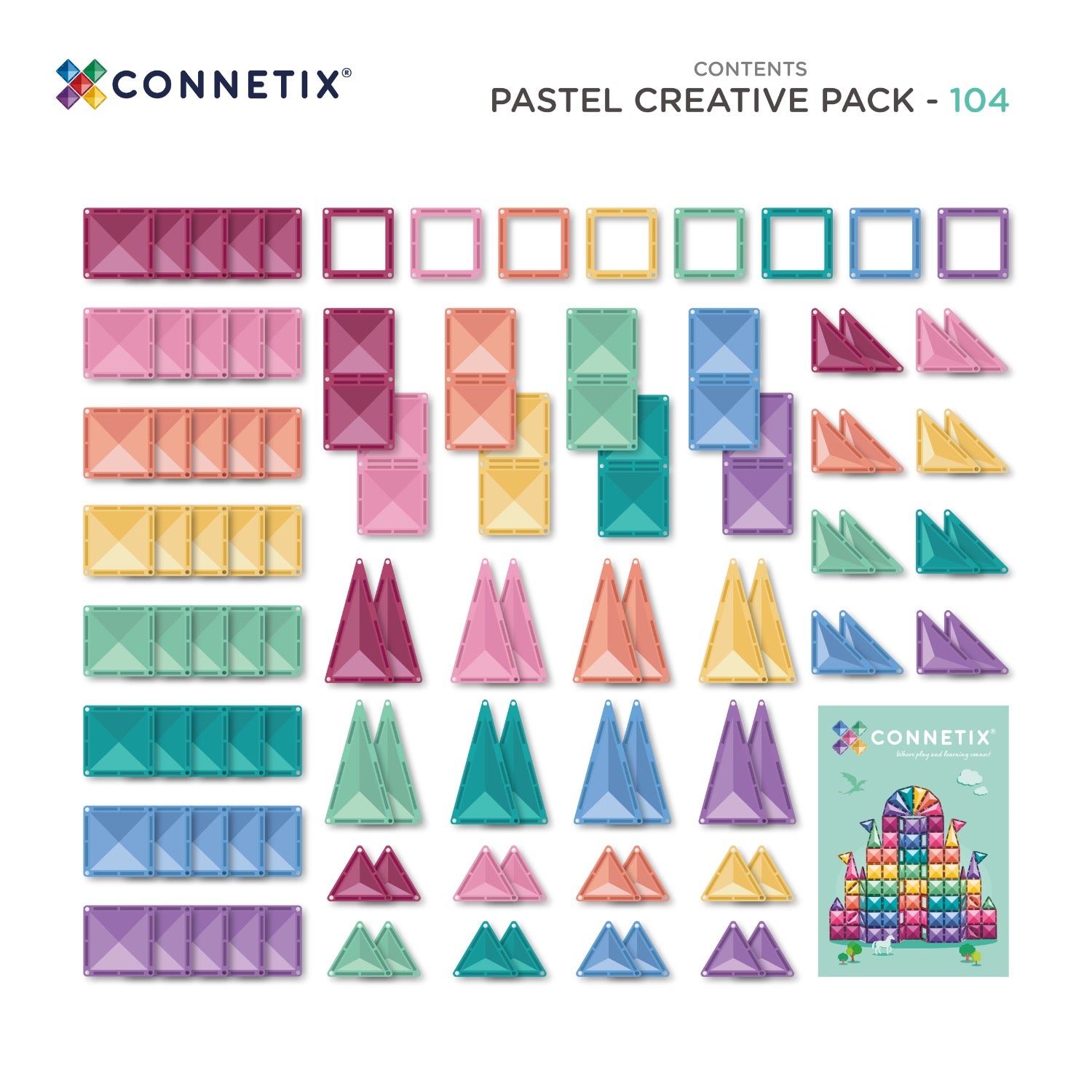 Pastel Creative Pack 104 Piece
