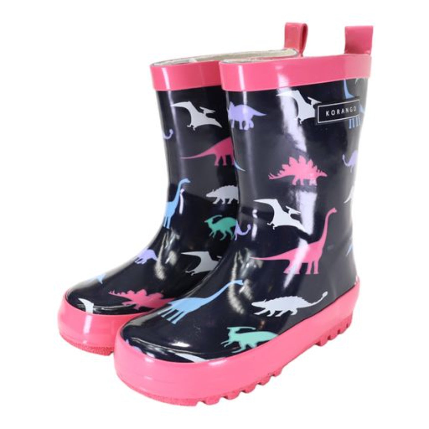 Korango Dinosaur Gumboots Pink