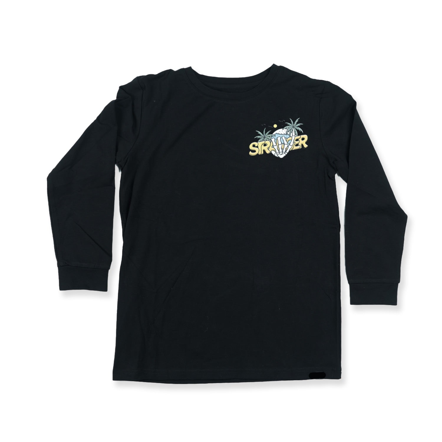 Hello Stranger Skull Hand L/S Tee Black