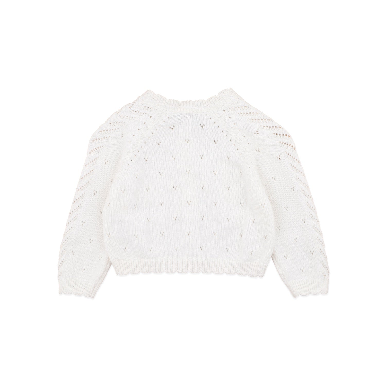 Willa Pointelle Cardigan Cloud