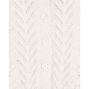 Willa Pointelle Cardigan Cloud