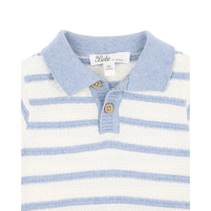 Brady Knitted Polo Romper
