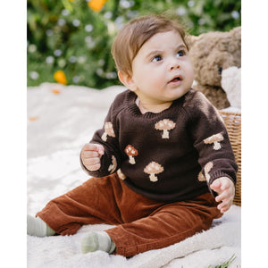 Bebe Toby Mushroom Knitted Jumper