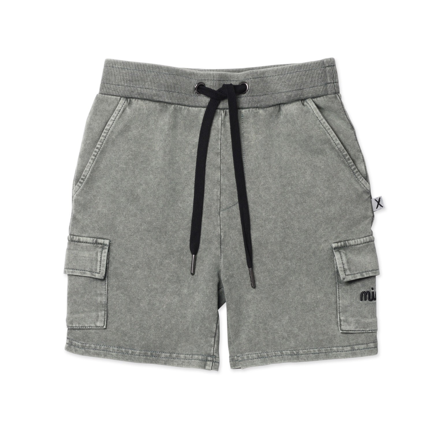 Blasted Deluxe Cargo Short Olive Wash