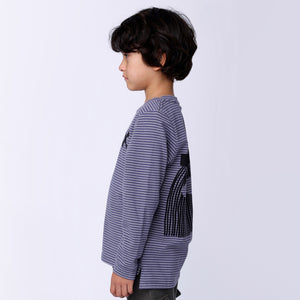 Minti Seaweed Monster Tee Storm Stripe