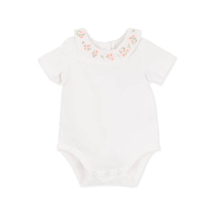 Tess Embroidered Collar Bodysuit