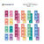 Connetix magnetic tiles packaging with colorful pastel design on a white background