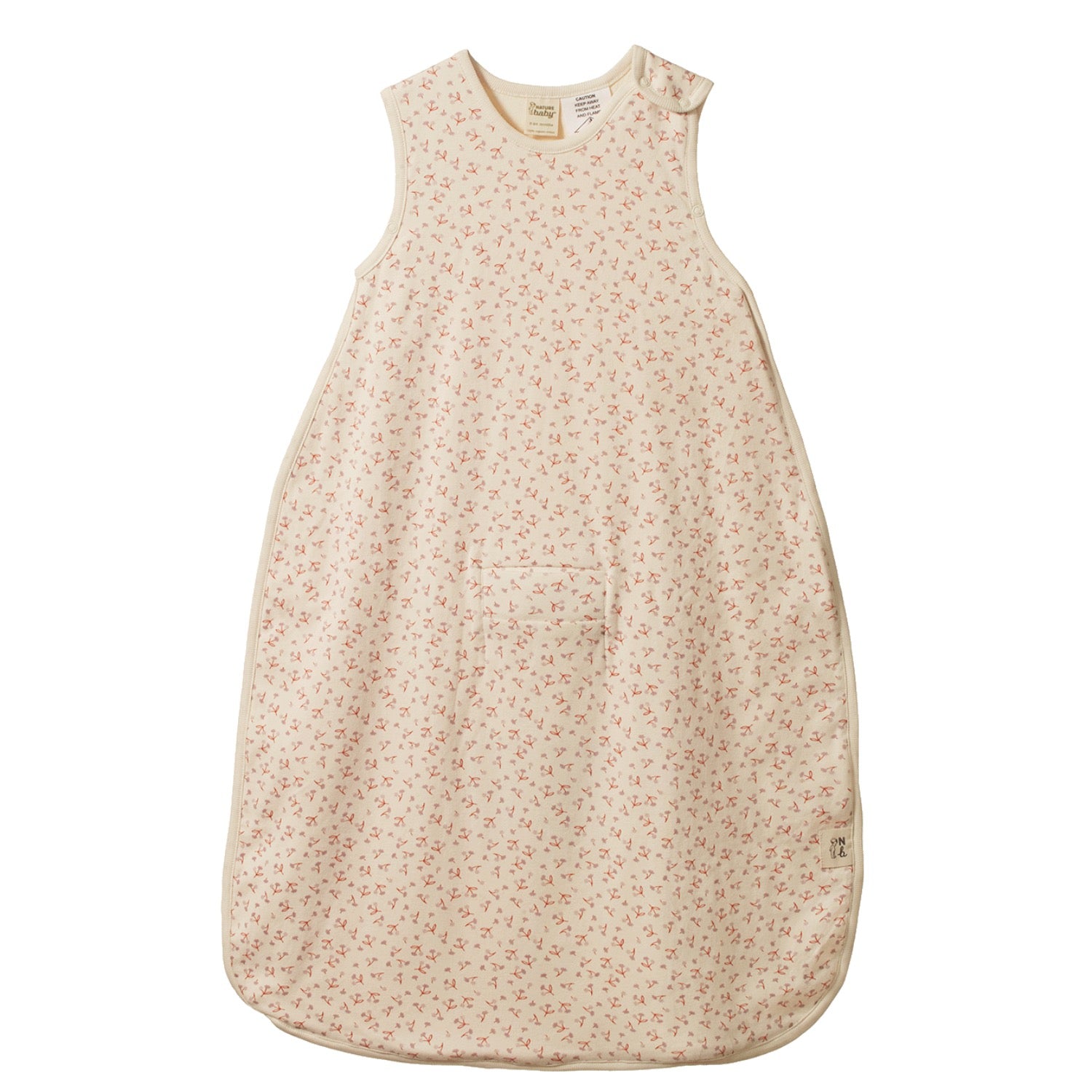 Organic Cotton Sleeping Bag Dandelion Print