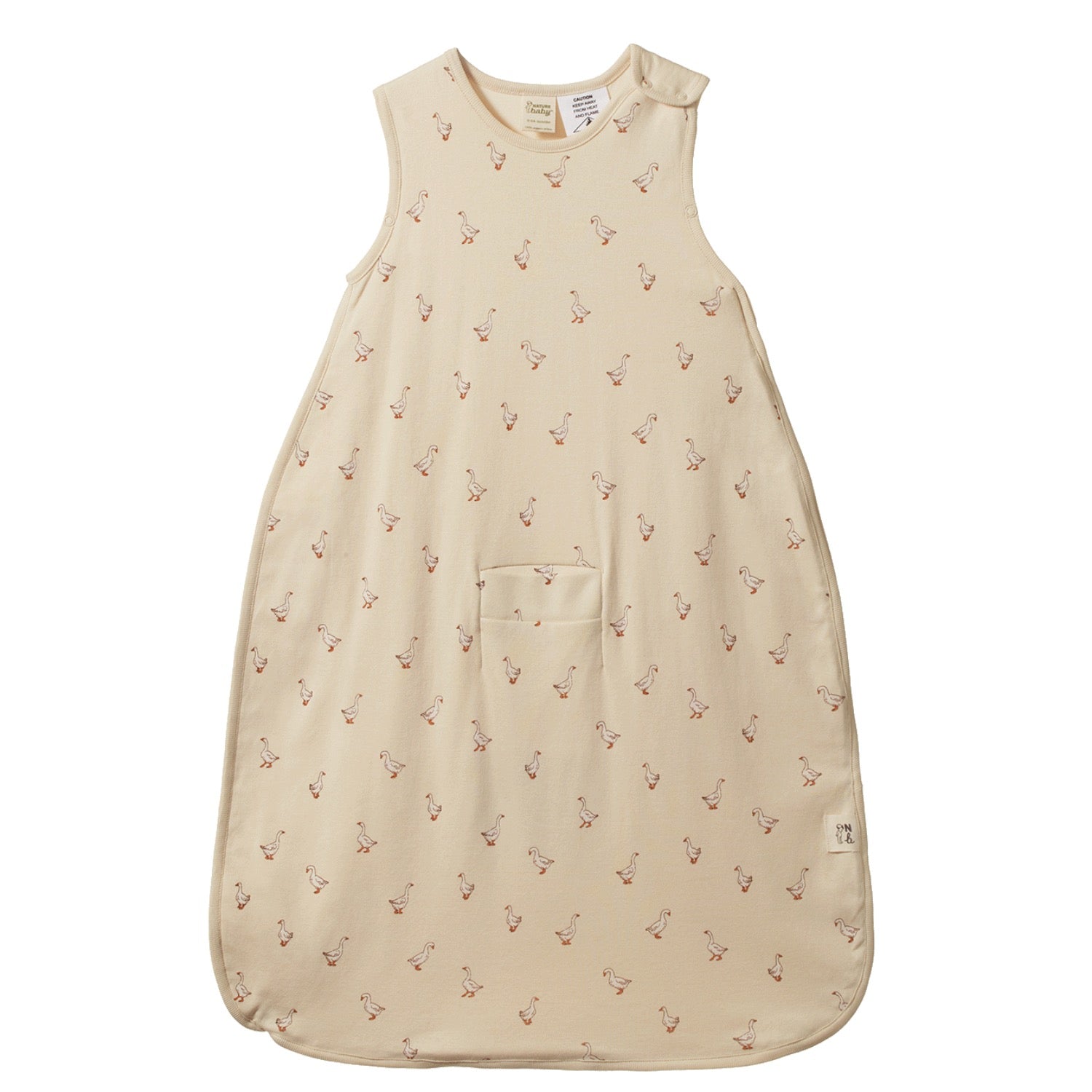 Organic Cotton Sleeping Bag Goosey Print