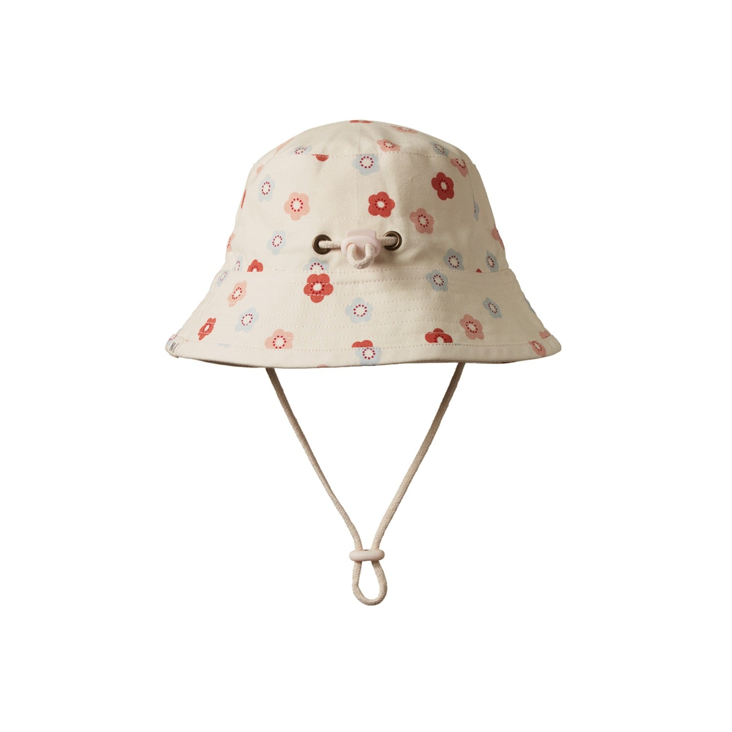 Bucket Sunhat Petite Flora Stamp Print