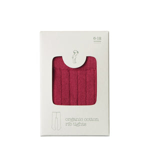 Nature Baby Organic Cotton Rib Tights Jam