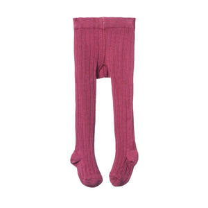 Nature Baby Organic Cotton Rib Tights Jam