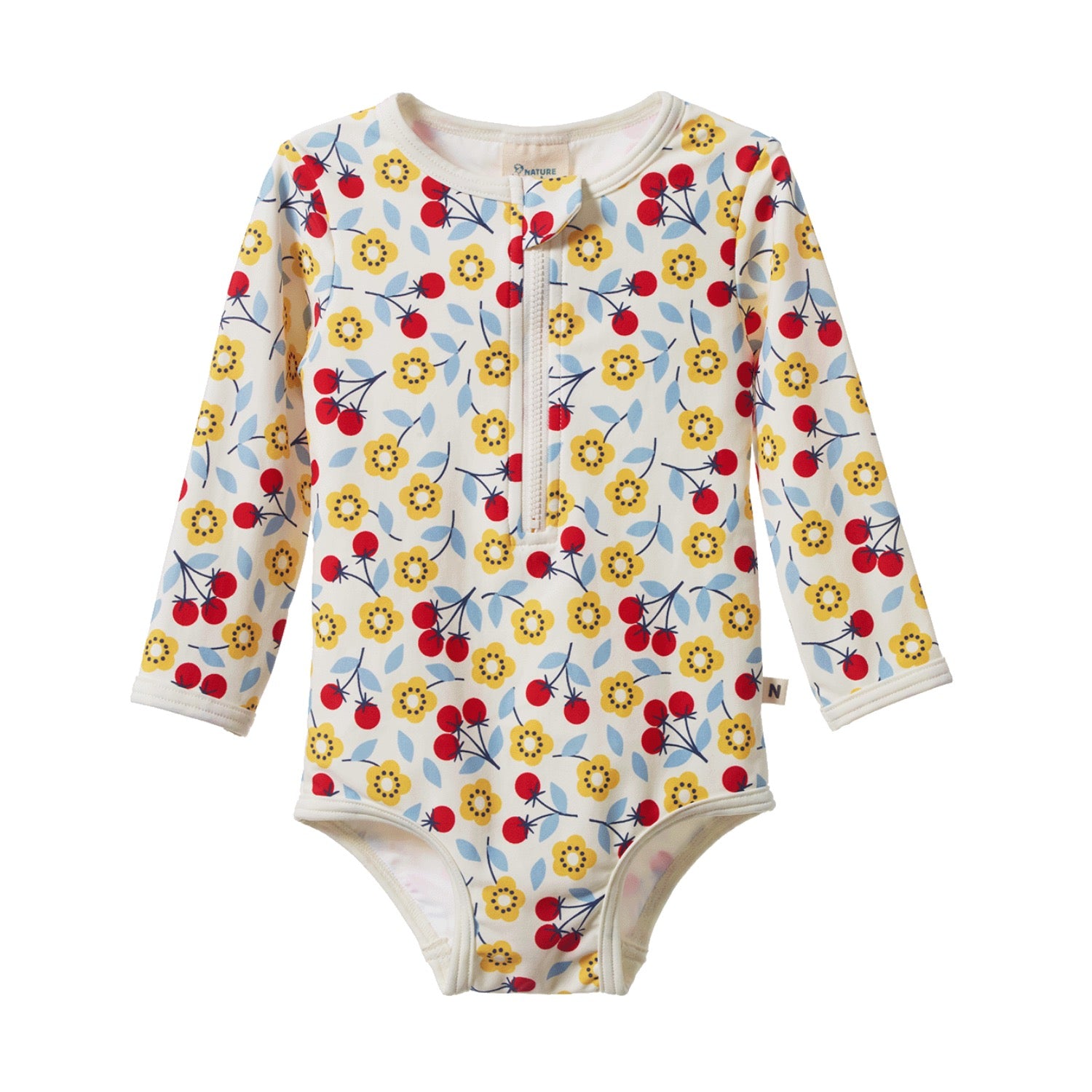 One Piece Bathing Swimsuit Kitchen Garden Print