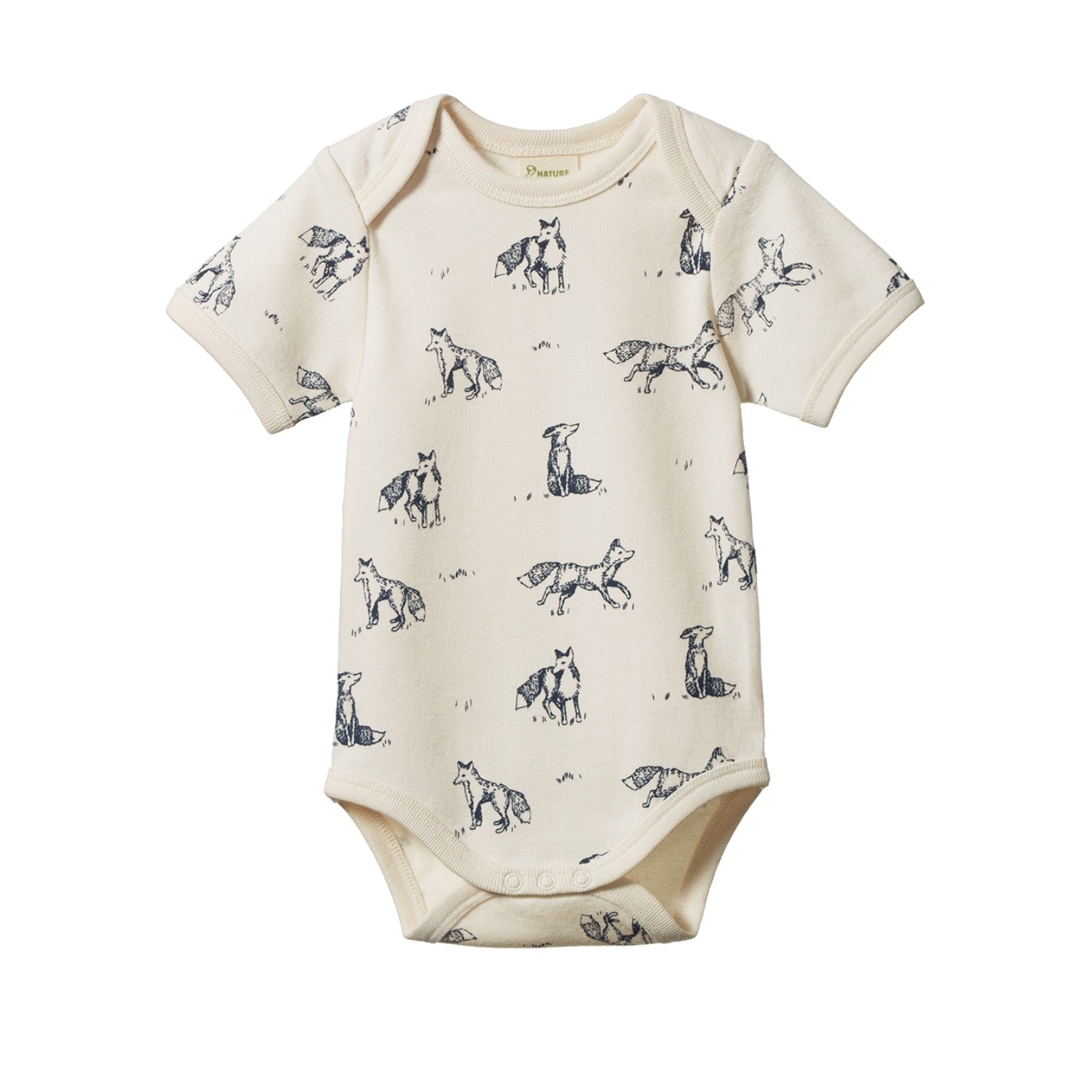 Nature Baby S/S Bodysuit Foxy Print
