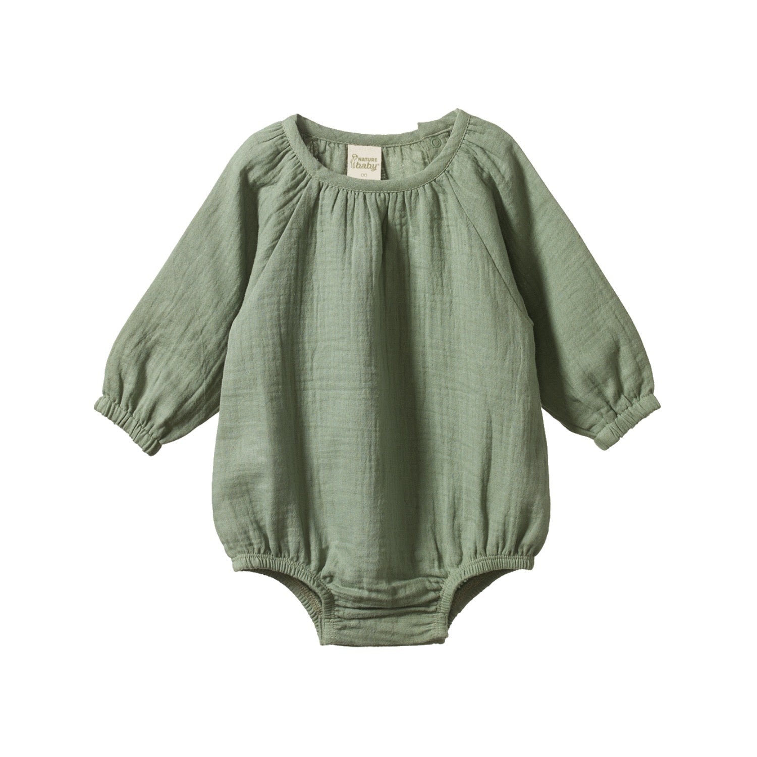 Nature Baby Meadow Bodysuit Hedge Green