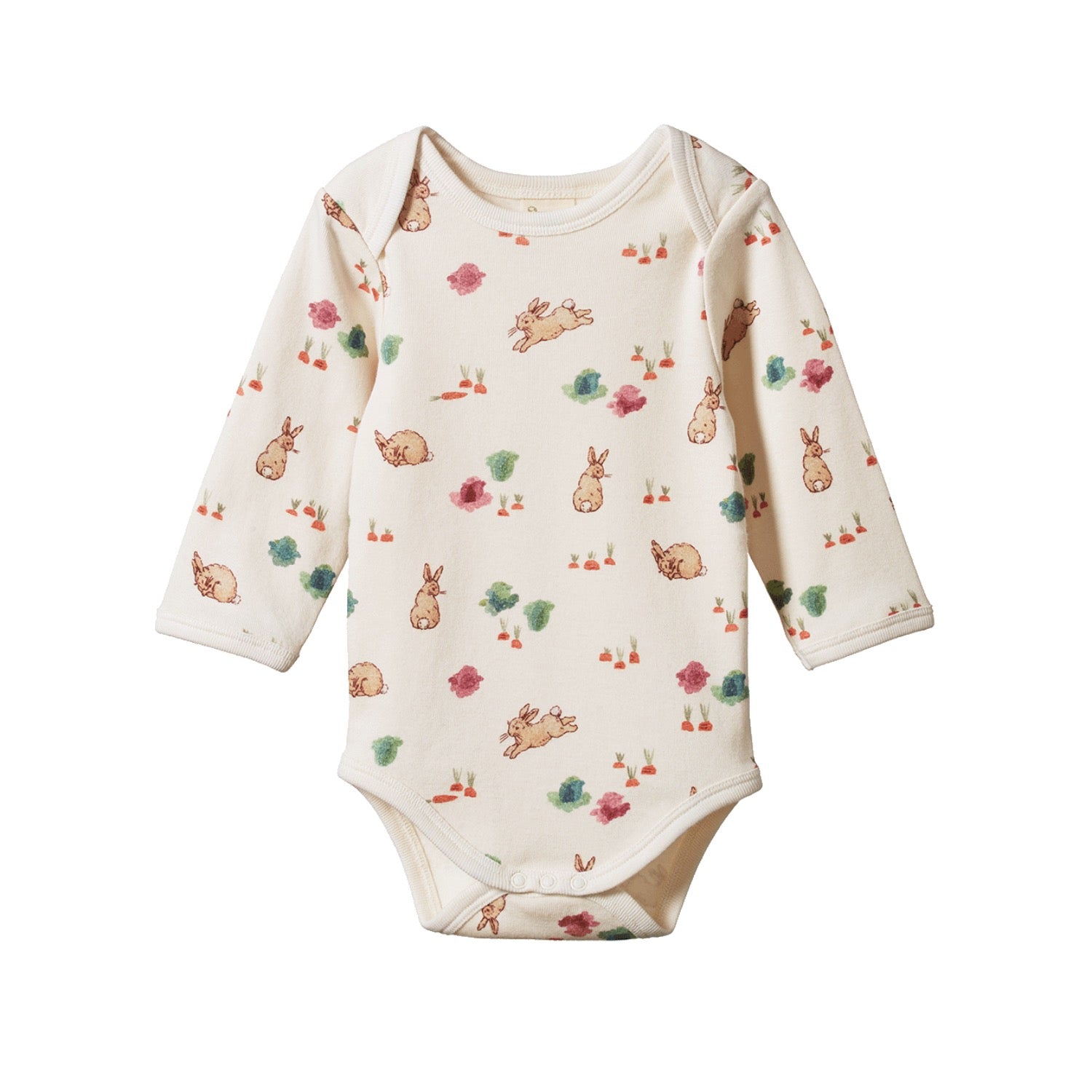 Nature Baby Long Sleeve Bodysuit Country Bunny Print