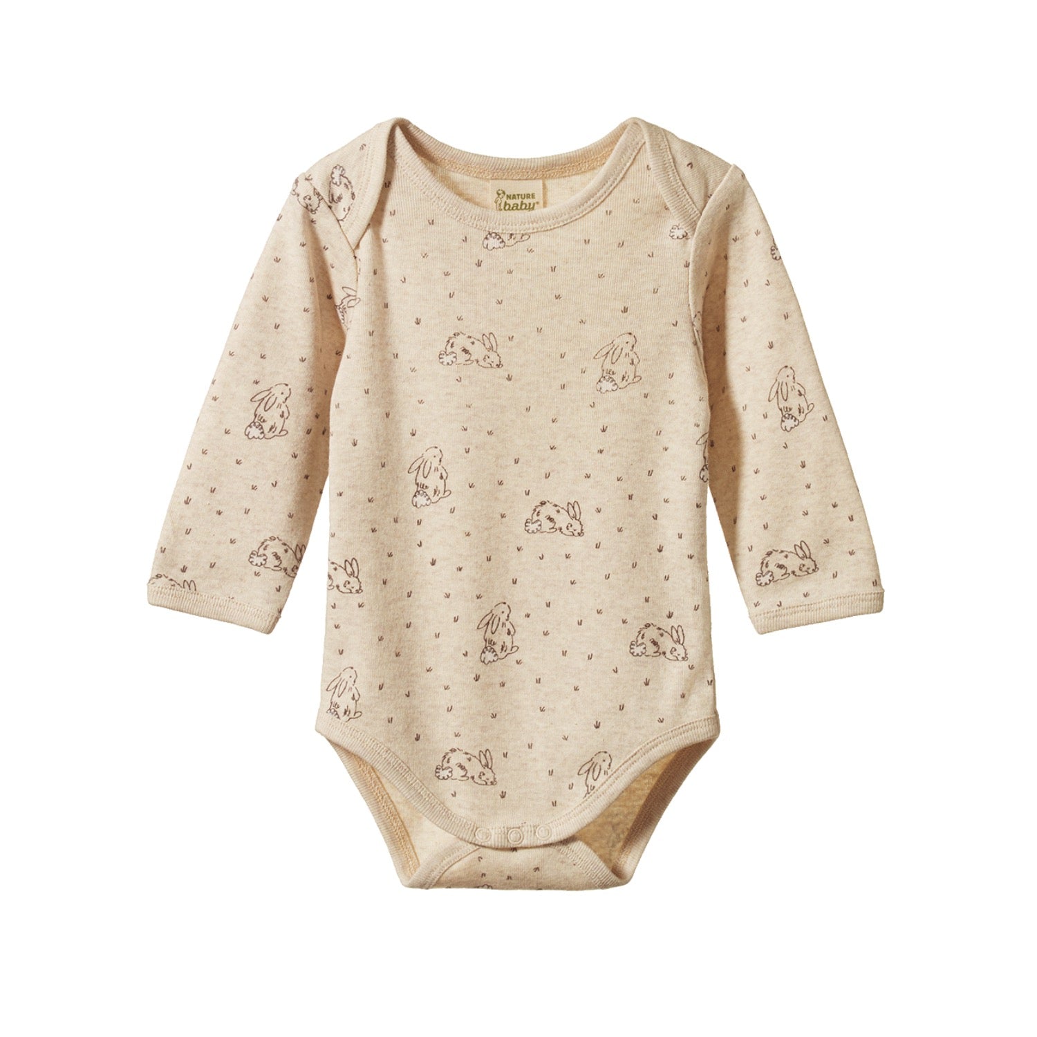 Cotton L/S Bodysuit Bramble Burrow Print