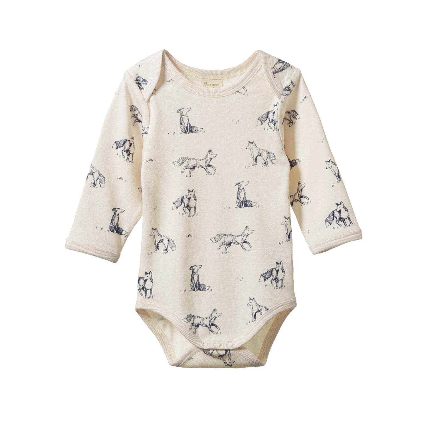 Nature Baby L/S Bodysuit Foxy Print