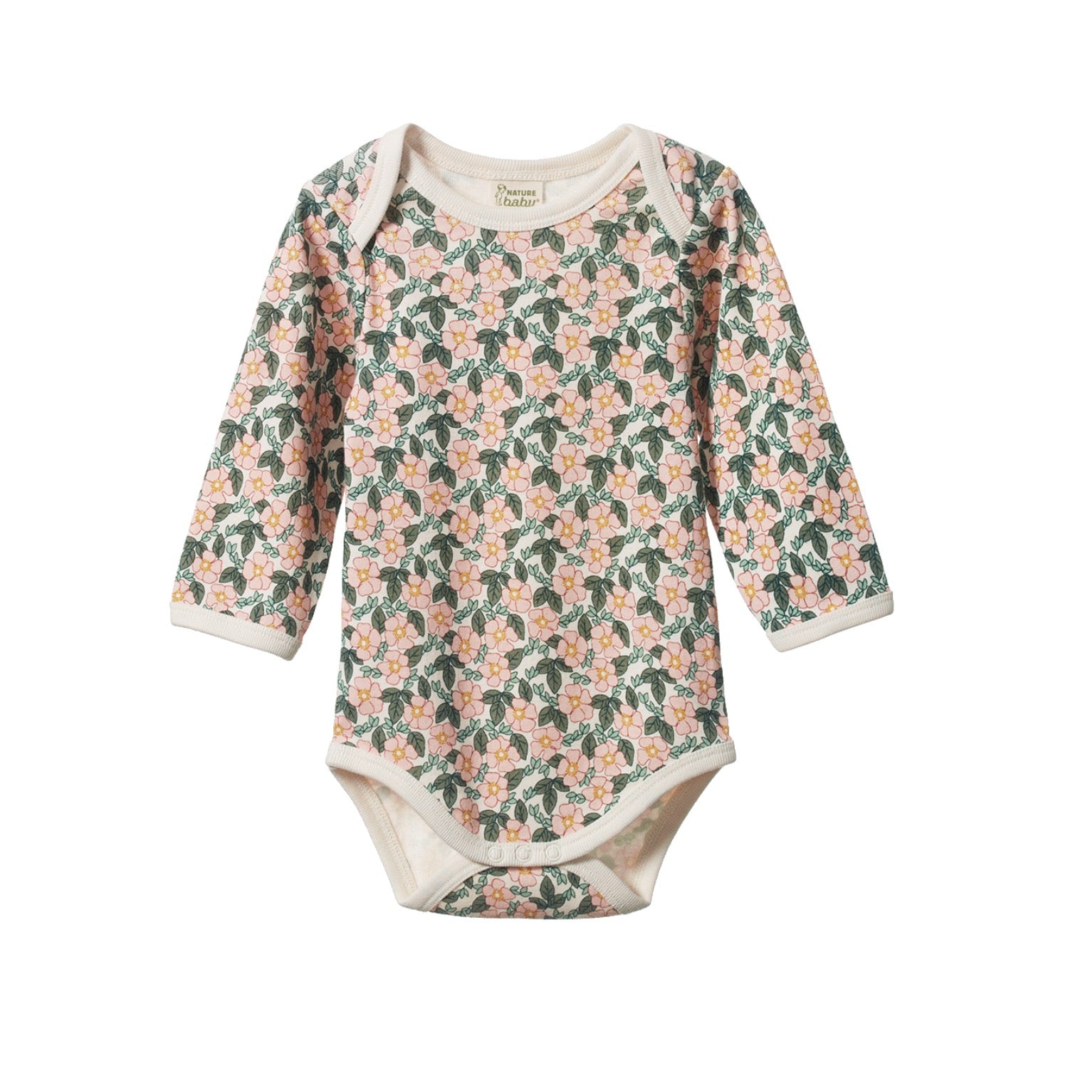 Nature Baby L/S Bodysuit Garland Print