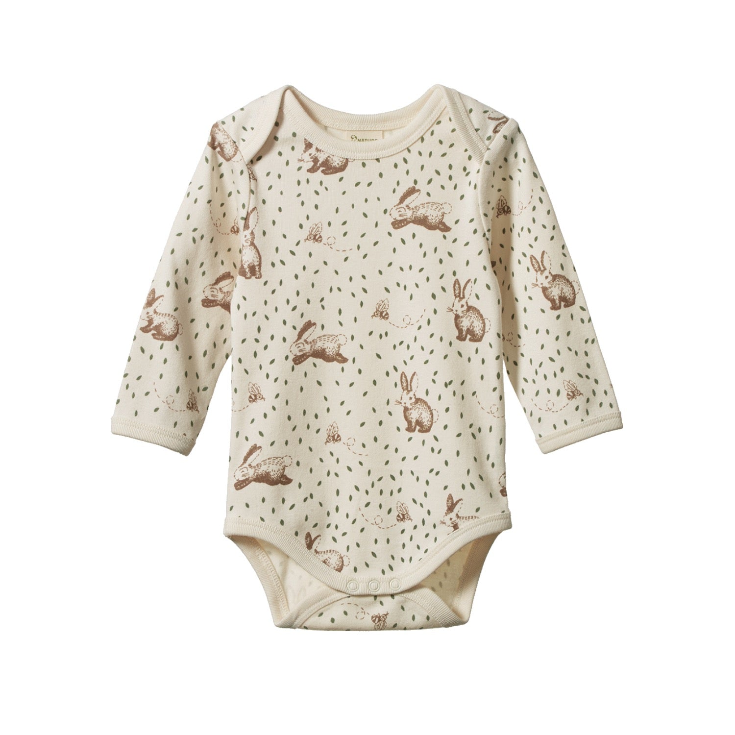 Nature Baby L/S Bodysuit Rabbitty Print