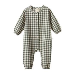 Nature Baby Darcy Bodysuit Thyme Check