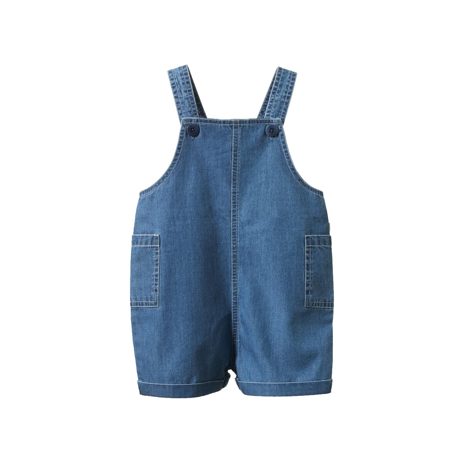 Tucker Shortie Overalls Chambray