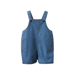 Tucker Shortie Overalls Chambray