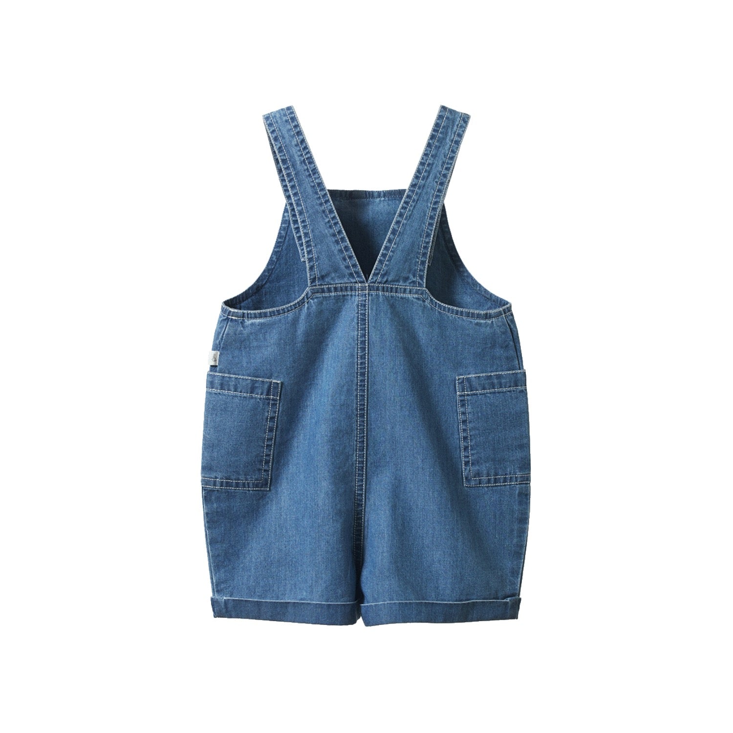 Tucker Shortie Overalls Chambray