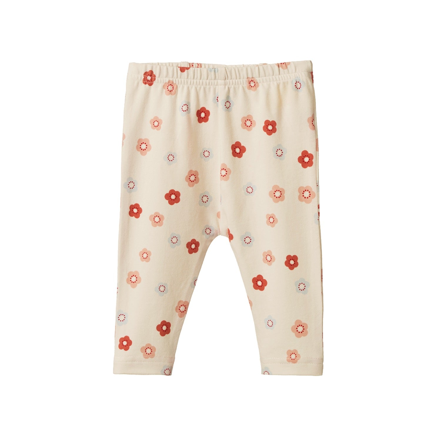 Baby Leggings Petite Flora Stamp Print