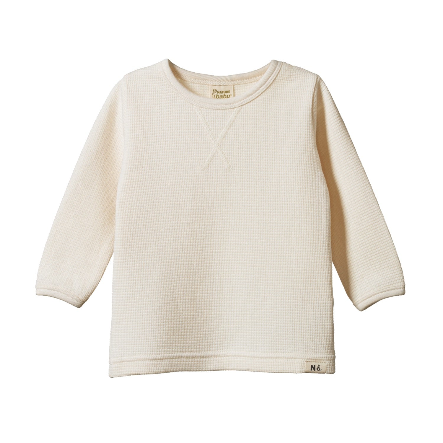 Nature Baby Waffle Tee Natural