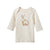 Nature Baby Baby Tee Rabbitty Natural Print