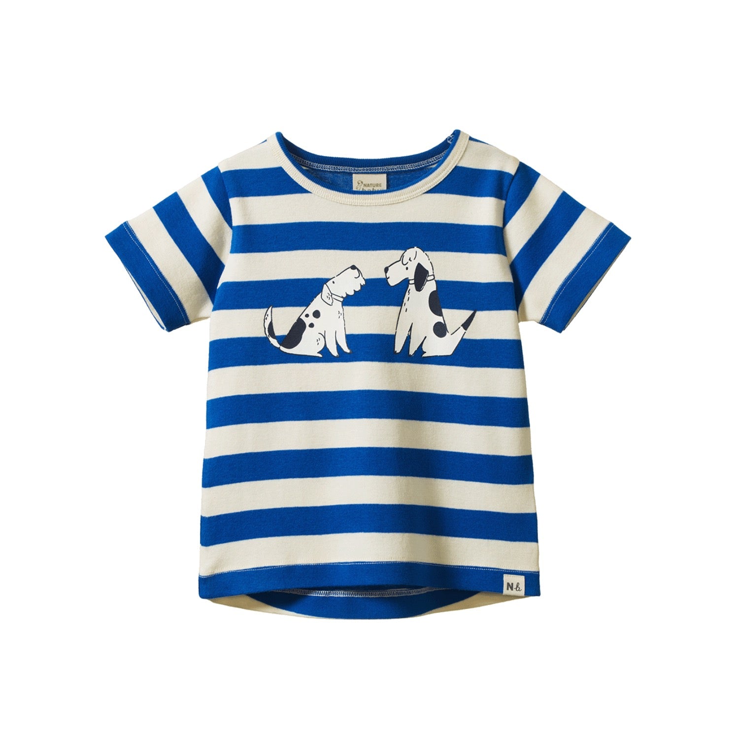 River Tee Dog Walk Blue Print